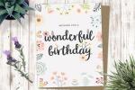 Beautiful and unique birthday card templates