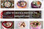 How To Create A Photo On The Birthday Cake