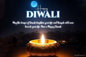 Create Happy Diwali Greeting Card With Name Wishes