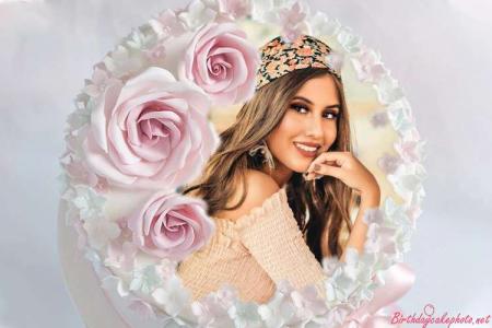 Collage Photos Into Lovely Flower Birthday Cakes