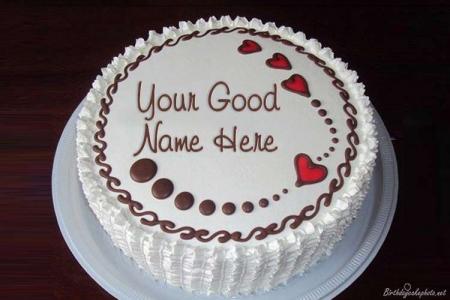 Chocolate Birthday Cake With Name
