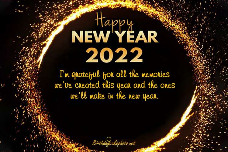 Happy New Year 2022 Wishes Card For Friends And Family